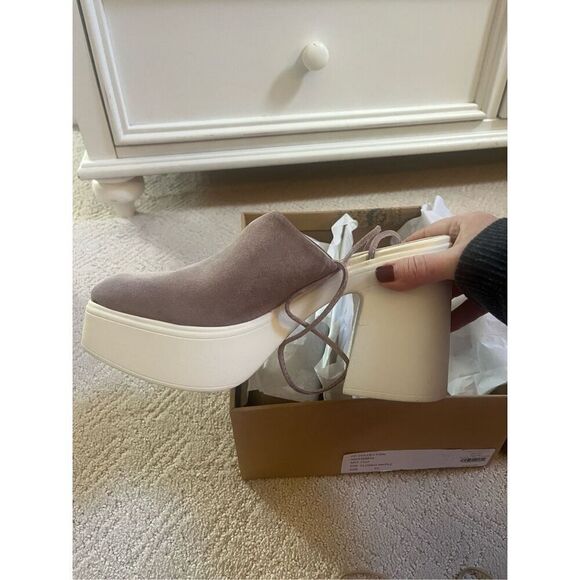 NIB Free People Zoe Closed Toe Wrap Platforms - Picture 4 of 8
